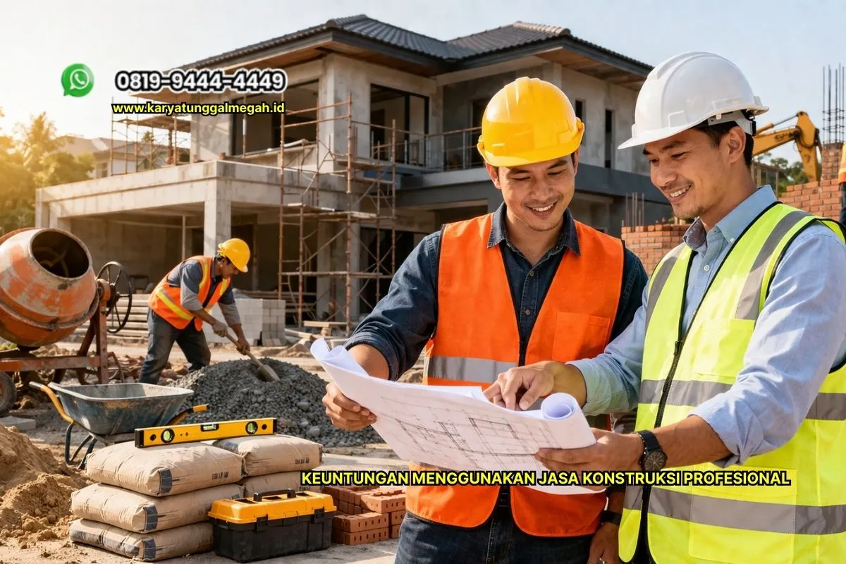 Keuntungan Menggunakan Jasa Konstruksi Profesional