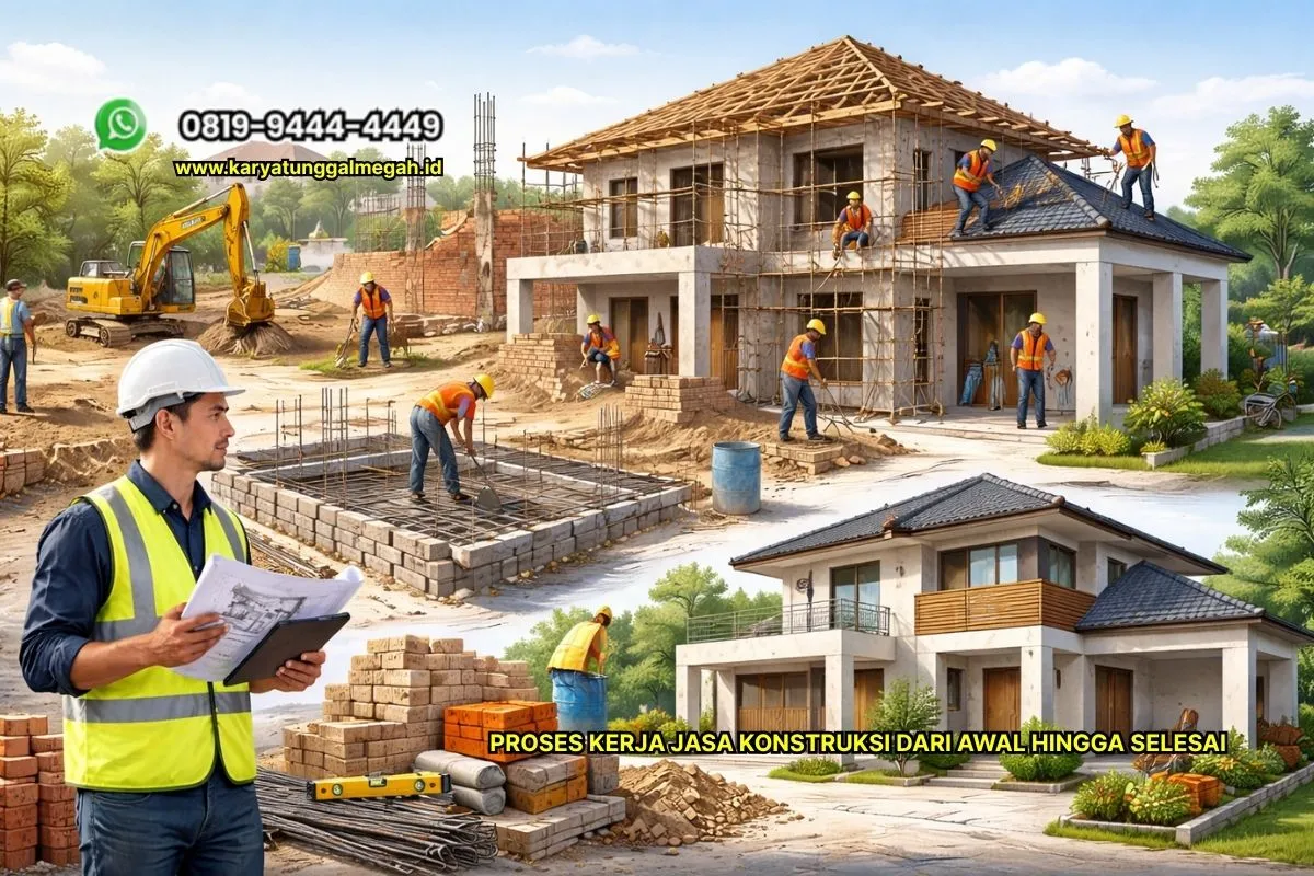 Proses Kerja Jasa Konstruksi dari Awal hingga Selesai