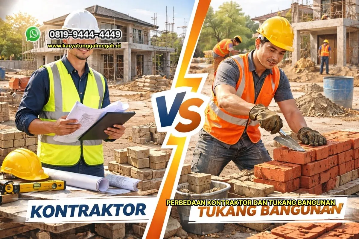 Perbedaan Kontraktor dan Tukang Bangunan