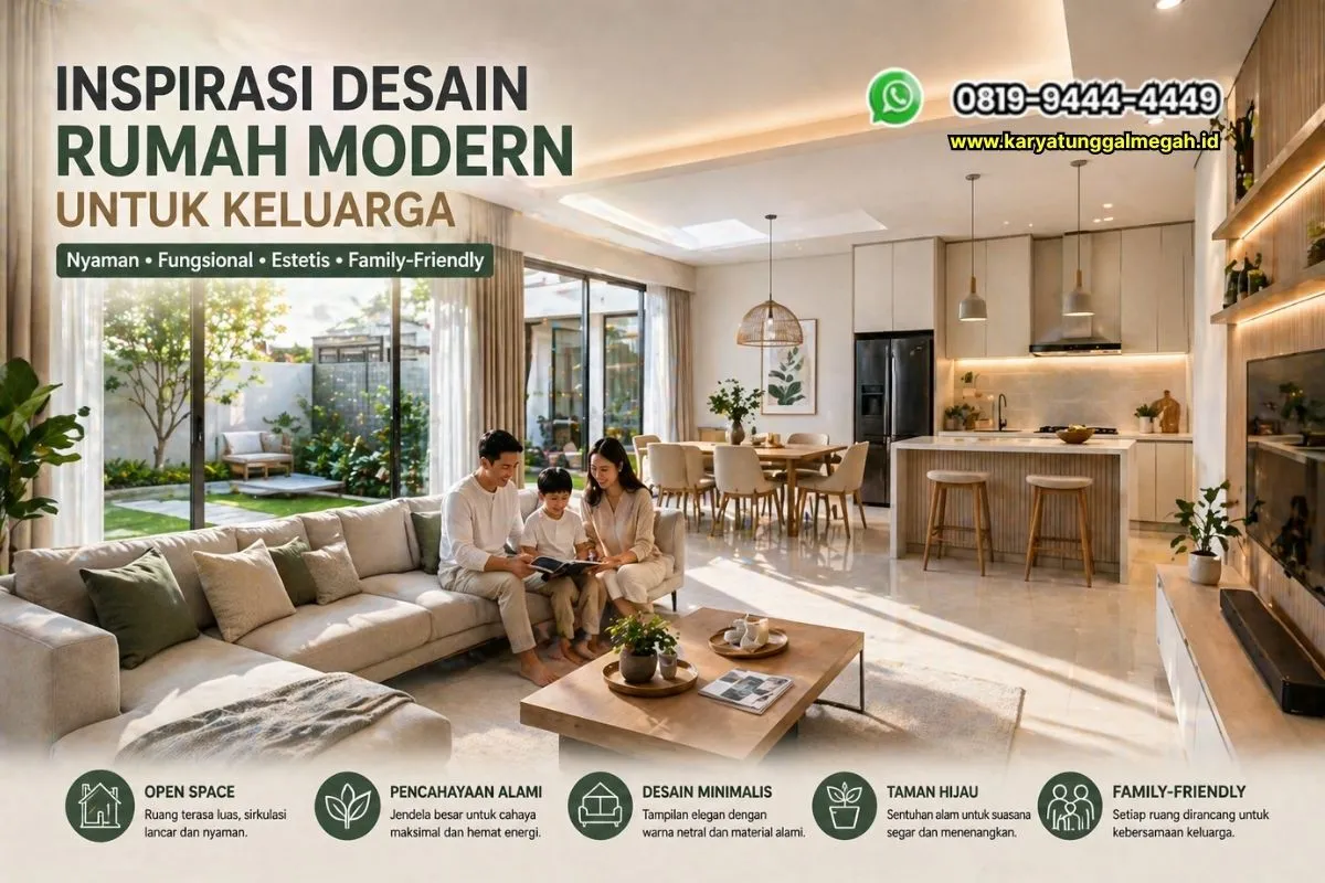 Inspirasi Desain Rumah Modern untuk Keluarga