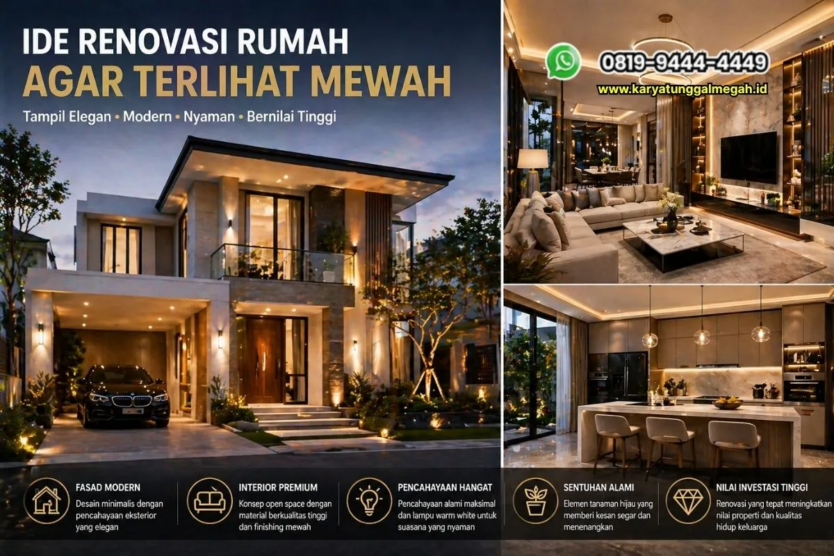 Ide Renovasi Rumah agar Terlihat Mewah