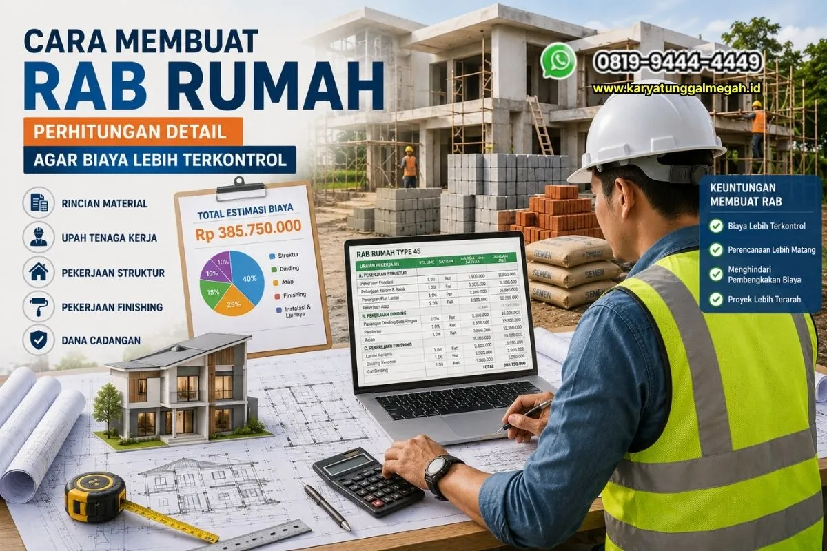 Cara Membuat RAB Rumah dengan Perhitungan Detail