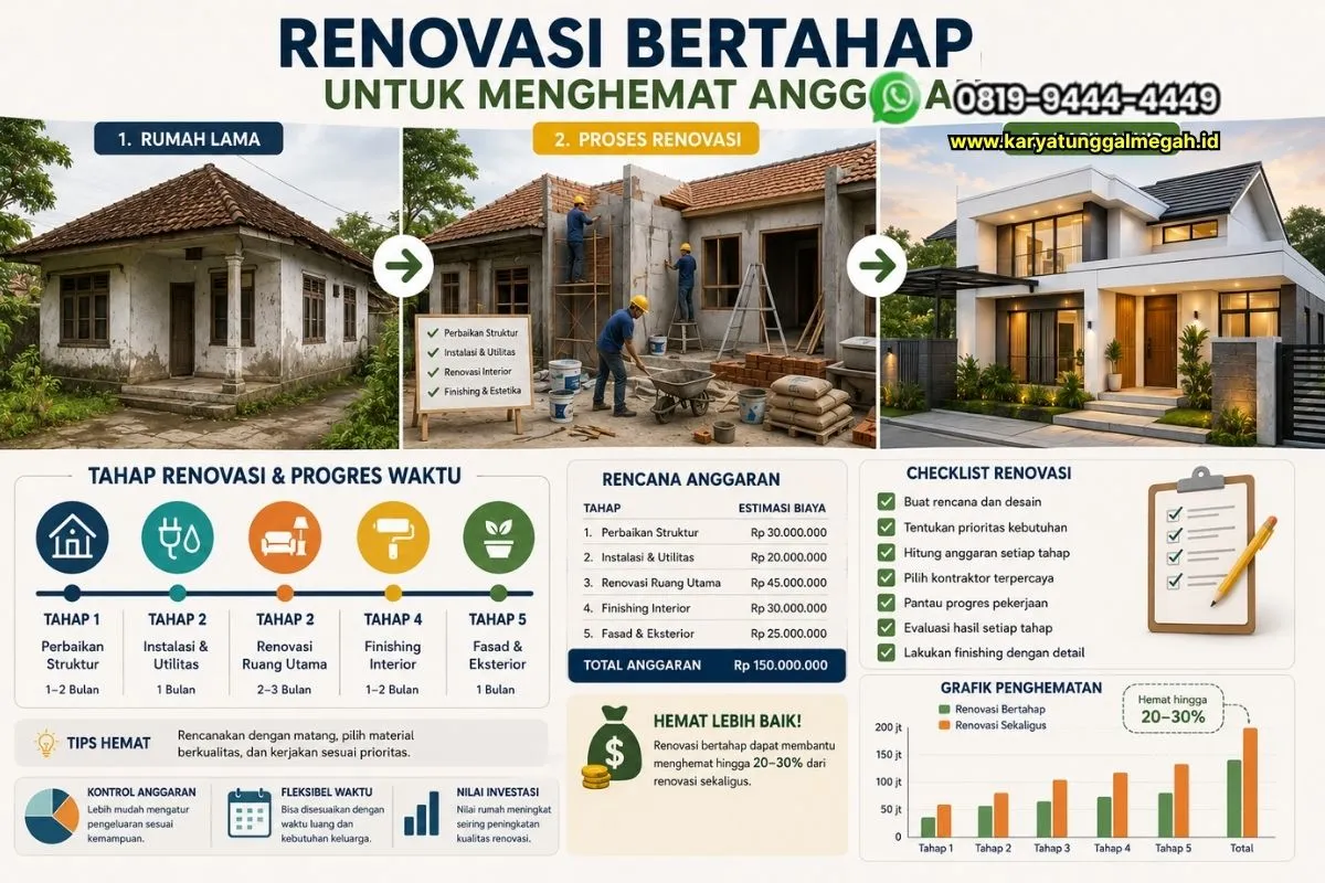 Renovasi Bertahap untuk Menghemat Anggaran