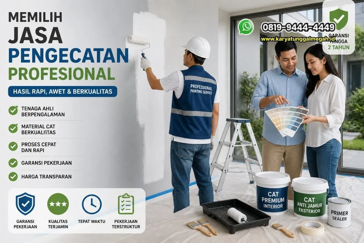 Memilih Jasa Pengecatan Profesional