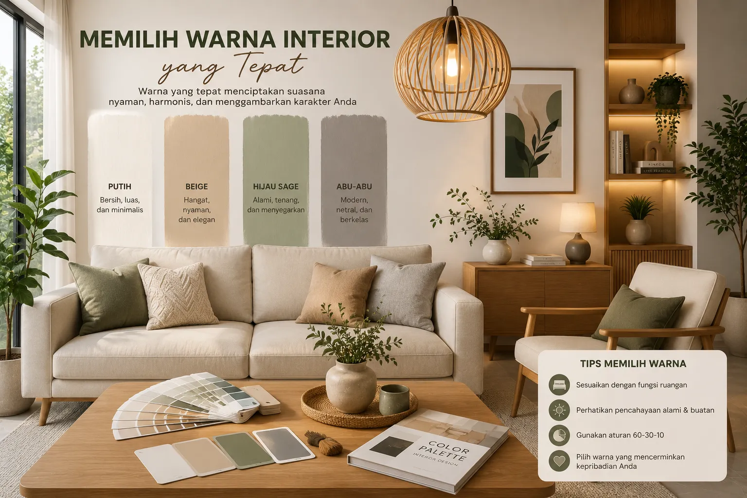 Memilih Warna Interior yang Tepat