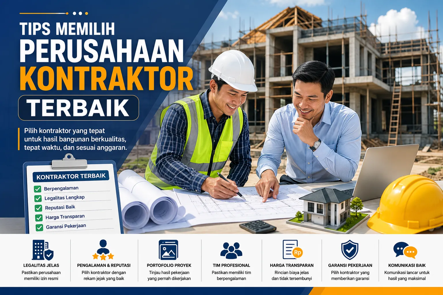 Tips Memilih Perusahaan Kontraktor Terbaik untuk Proyek Rumah dan Bangunan