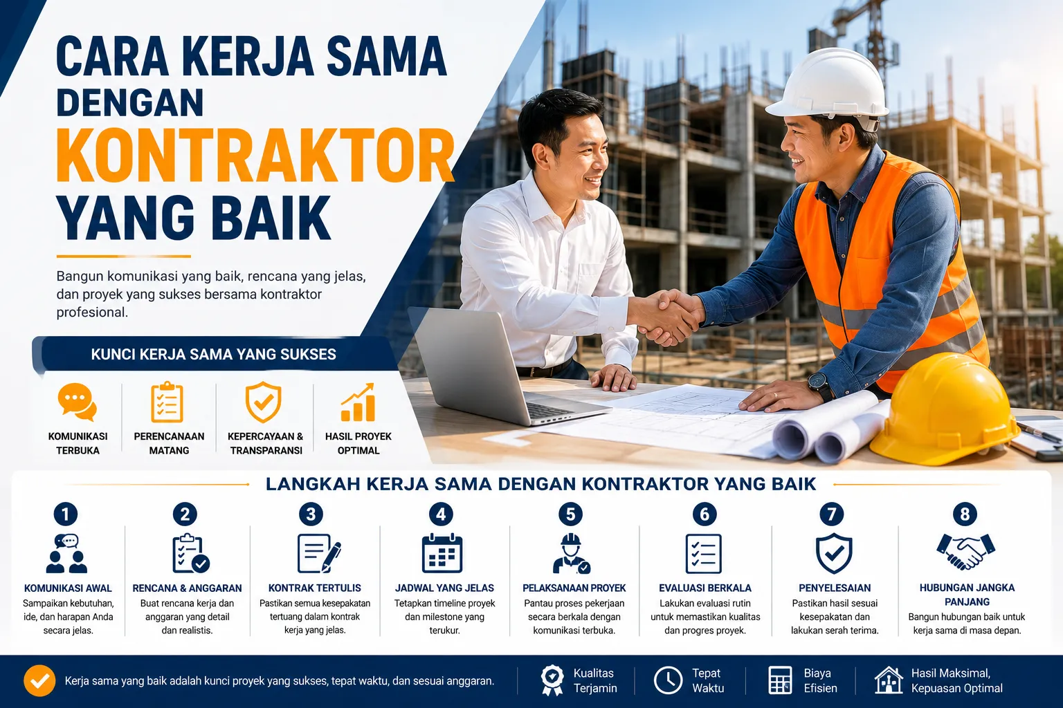 Cara Kerja Sama dengan Kontraktor yang Baik
