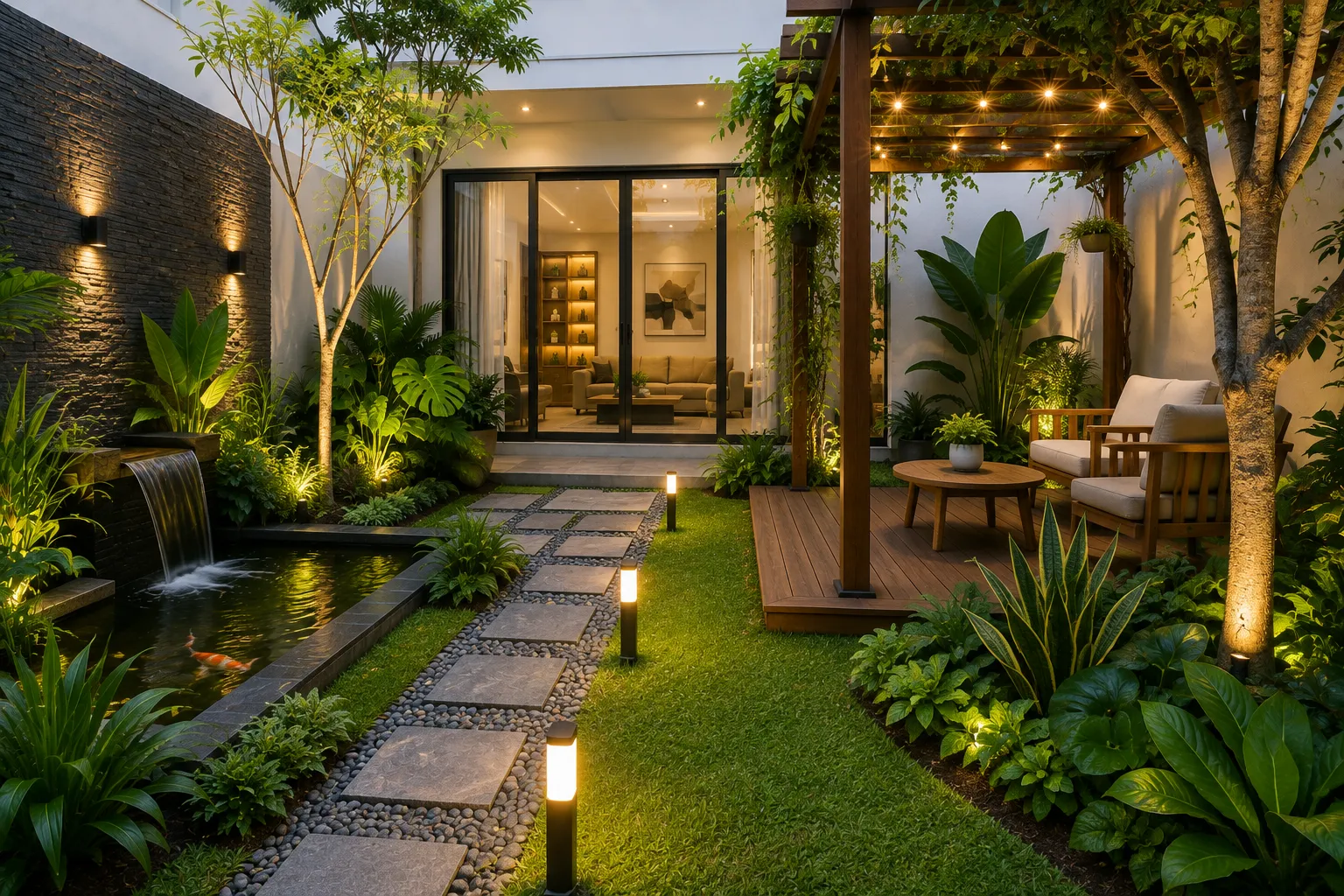 Inspirasi Taman Belakang Rumah Minimalis