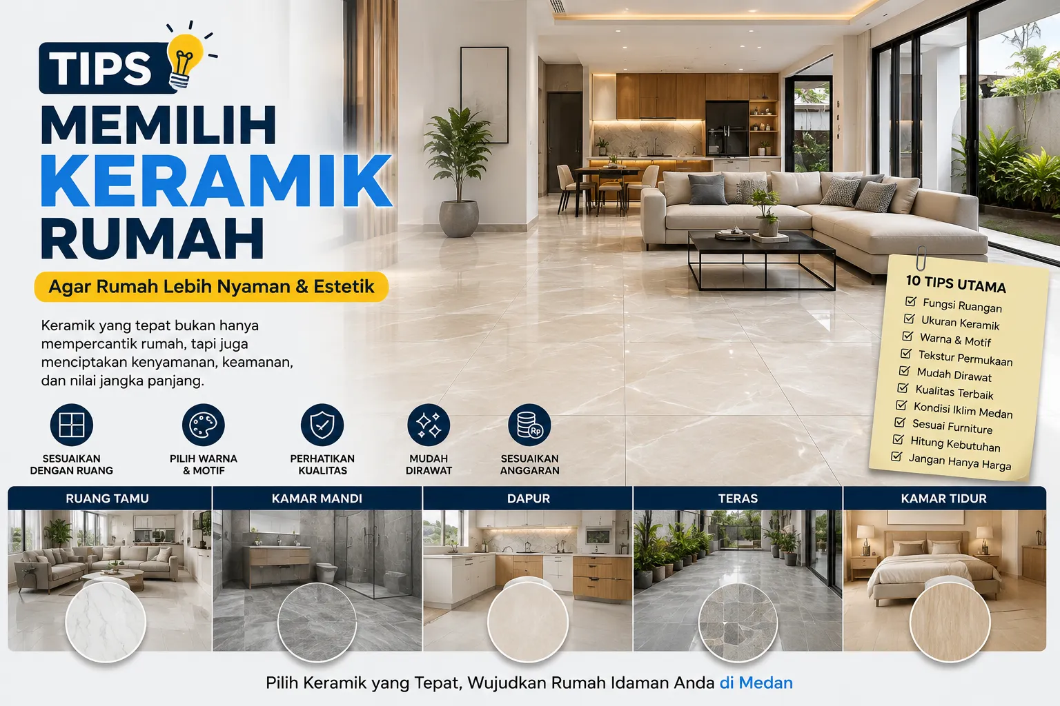 Tips Memilih Keramik Rumah