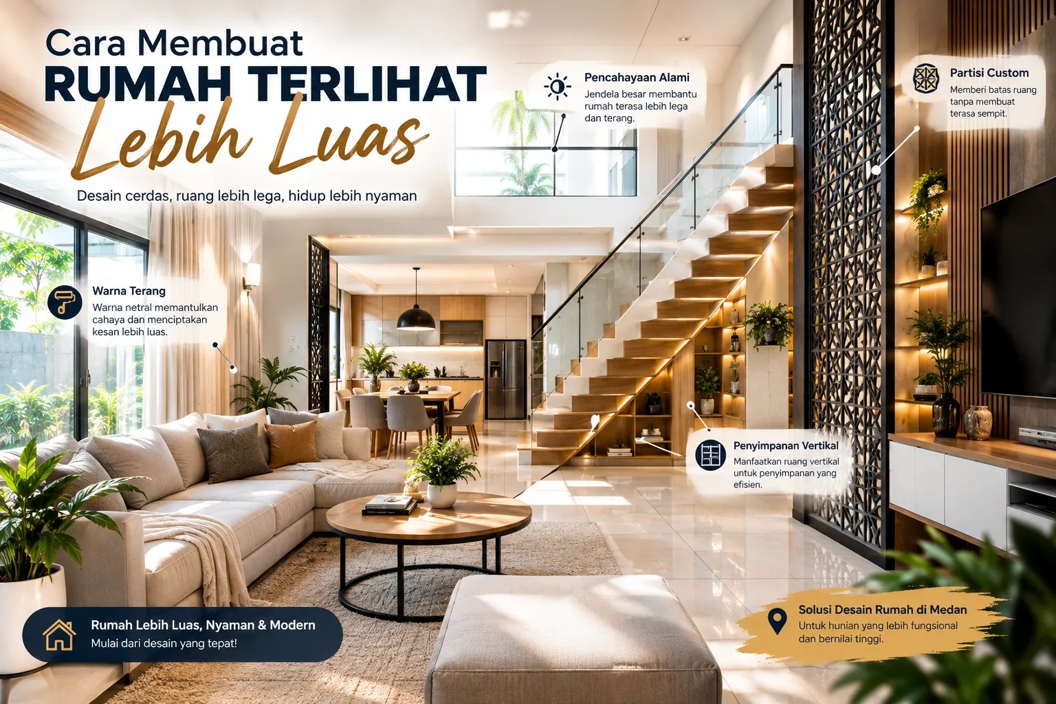 Cara Membuat Rumah Terlihat Lebih Luas