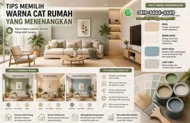 Tips Memilih Warna Cat Rumah yang Menenangkan