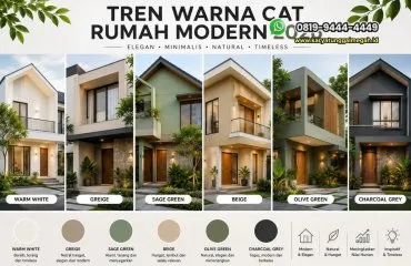 Tren Warna Cat Rumah Modern 2026