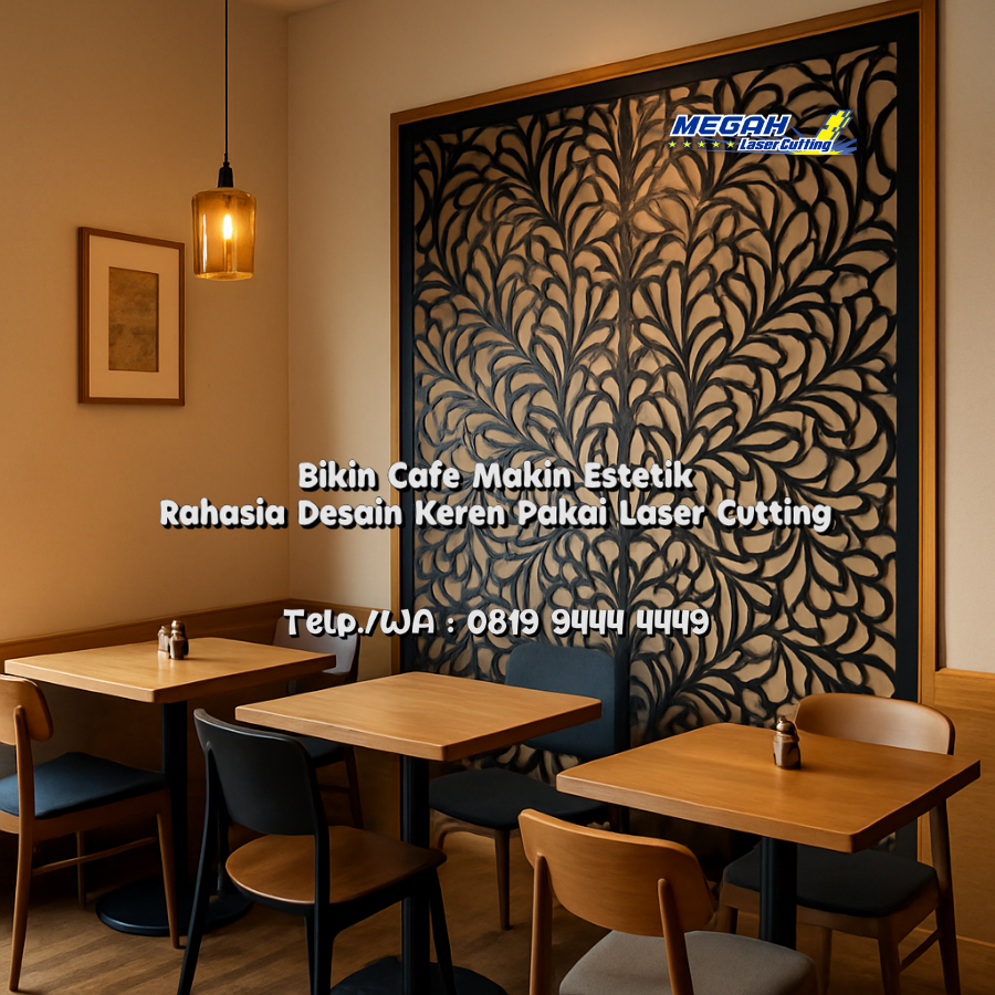 Bikin Café Makin Estetik. Rahasia Desain Keren Pakai Laser Cutting
