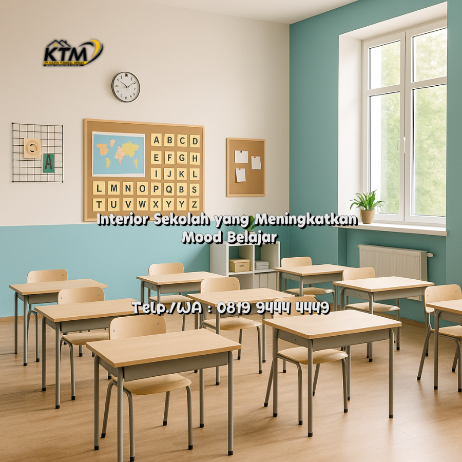 Interior Sekolah yang Meningkatkan Mood Belajar